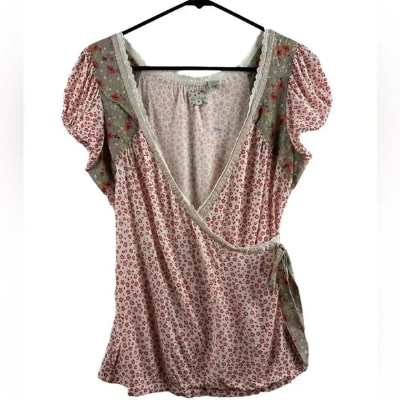 Ric Rac Anthropologie Multicolor Top Sz M - Picture 1 of 14